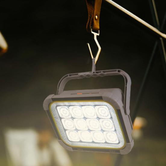 Солнечный прожектор для кемпинга, супер яркий, высокий люмен, водонепроницаемый, мощный, перезаряжаемый, солнечный, уличный, портативный светодиодный прожектор с отражателем