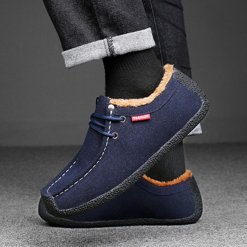 TUINANLE Мужская теплая зимняя обувь, высококачественные мокасины, повседневная обувь, туфли на плоской подошве, мужская обувь для вождения