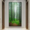 Green Forest HD Pictures Canvas Painting Wall Art Sunlight Sunshine Green Tree Posters for Living Room Porch Decor Cuadros