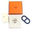 Pristine HERMES Brooch Brooch Chaine d'Ancre Navy leather Women Used