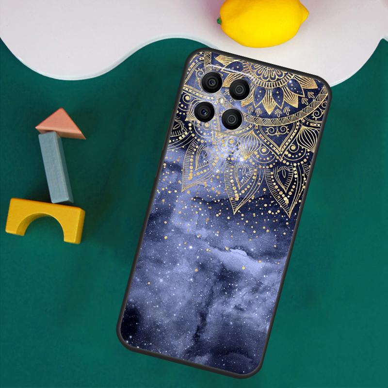 Чехол-мандала с цветком для Honor Magic 7 5 6 Lite Honor 200 Pro 50 70 90 Lite X9a X8a X8 X9 X8b X9c X9b