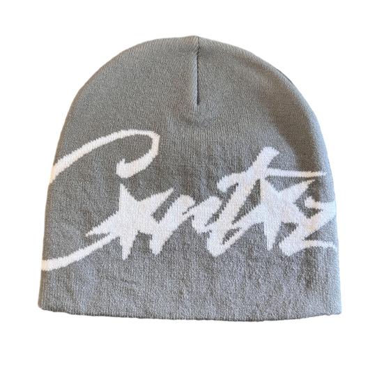 Winter Knitting Hat Letter Print Windproof Warm Hat Soft Elastic Design Brimless Autumn Winter Hat Outdoor Wear