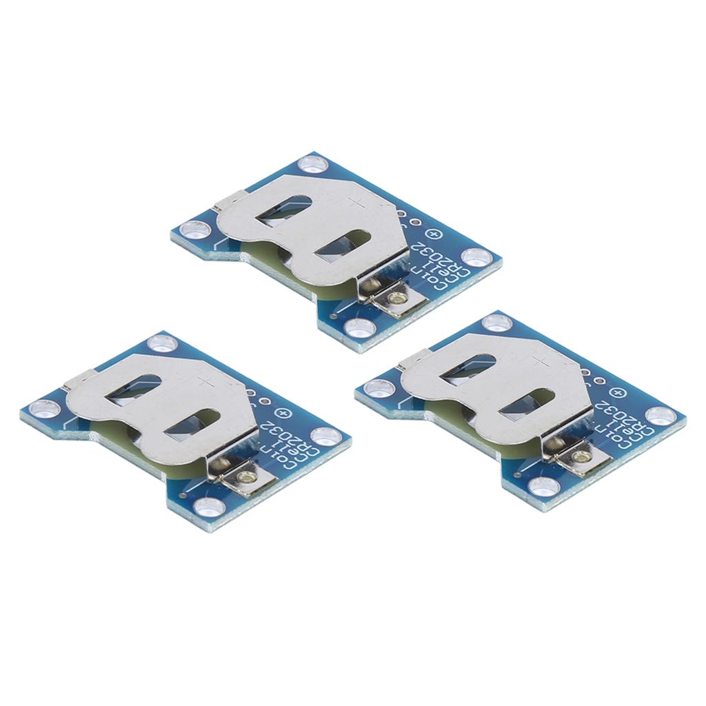 3Pcs Button Battery Mounting Board Electrical Holder Module for 20mm CR2032 Coin Cell