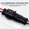 2 Pin Connector Waterproof Connector,Male and Female Way 16 AWG Wire Suitable for Car Truck, Boat and Other Wire Connection