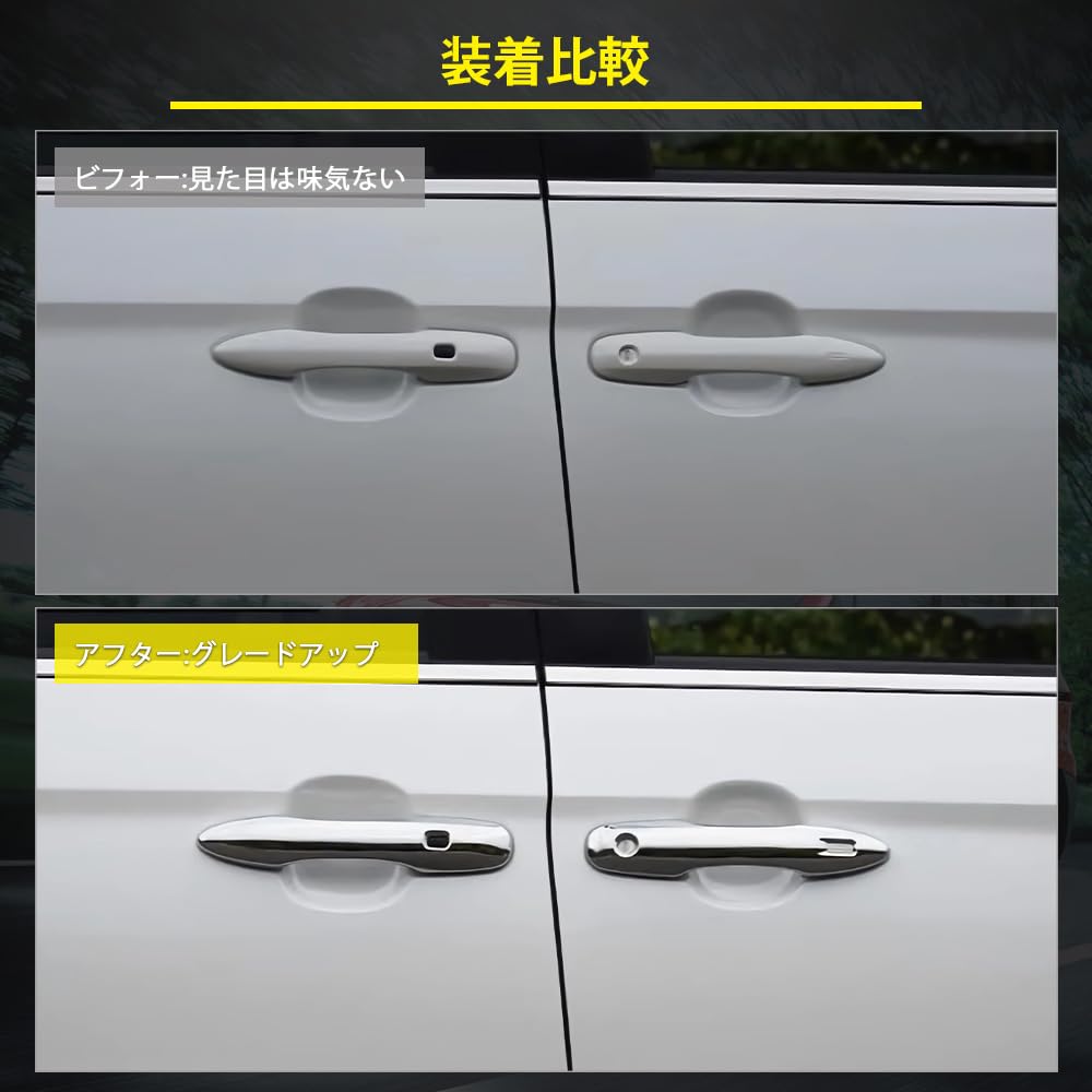 Catland Toyota Sienta 10 Series Door Handle Cover Protector SIENTA MXPC10G MXPL10G MXPL15G August 2022 Current Knob Cover Exclusive Accessory Custom