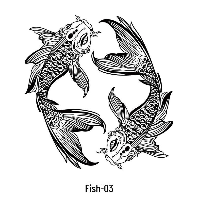 "Waterproof Semi-Permanent Herbal Tattoo Stickers for Men and Women - Durable Text Simulation Spot Tattoos"