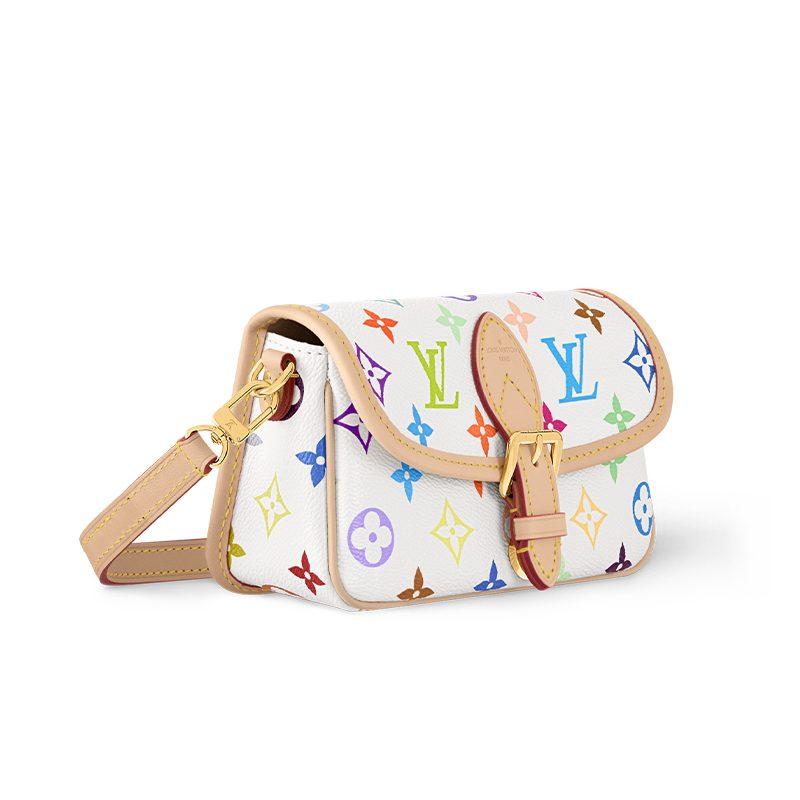 Louis Vuitton X Takashi Murakami Nano Diane Белый Разноцветный M14194