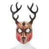 Маска оленя Маска на все лицо Маскарадная маска Маска с рогами Маска головы оленя Маска для Хэллоуина Маска для карнавала