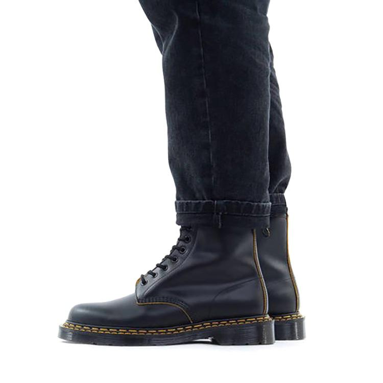 (WMNS) Доктор. Dr. Martens 1460 Черные Женские С Двойной Прострочкой 26100032
