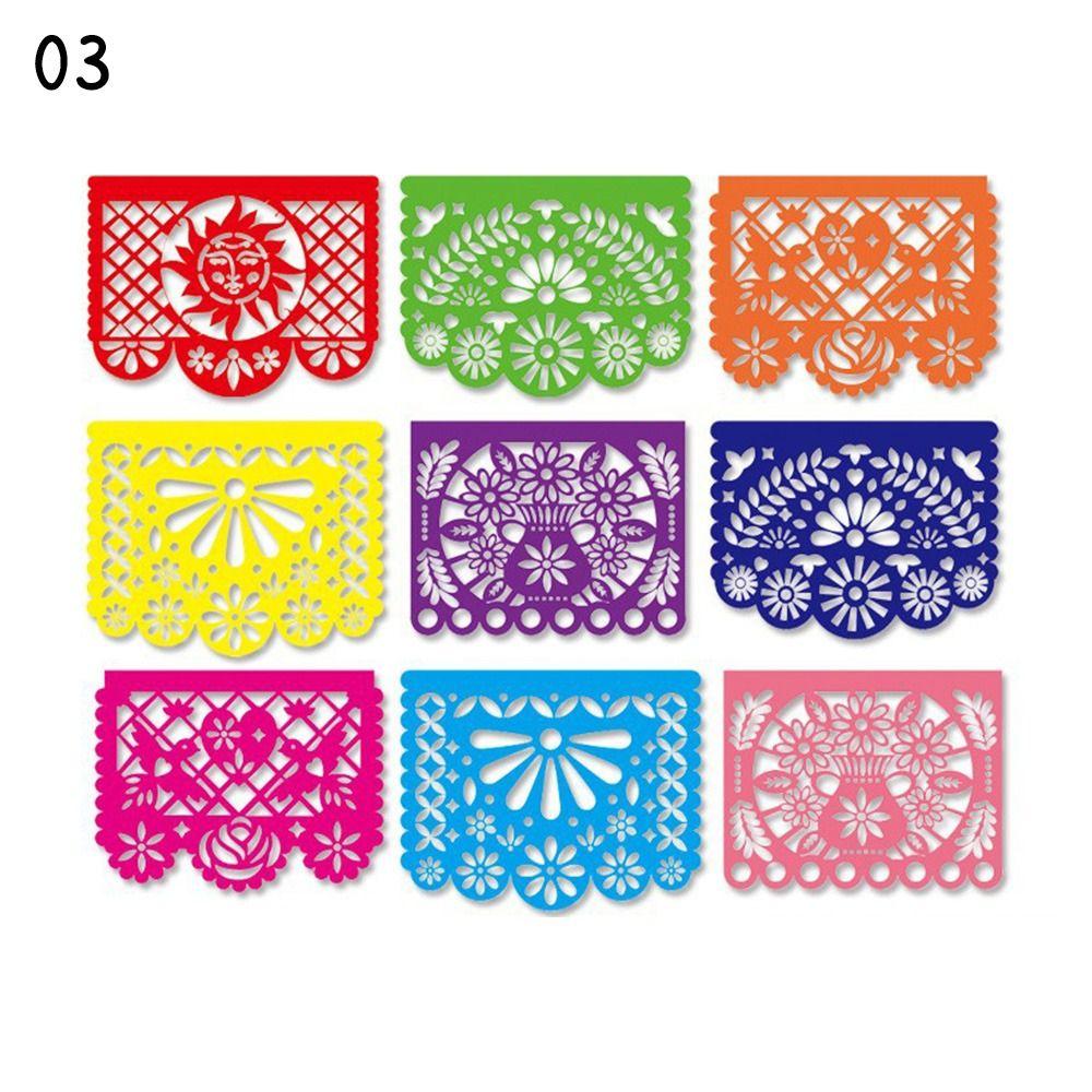 Украшения Мая Праздничная Вечеринка День Мертвых Мексиканская Вечеринка Баннер Баннер Пластиковый Фиеста