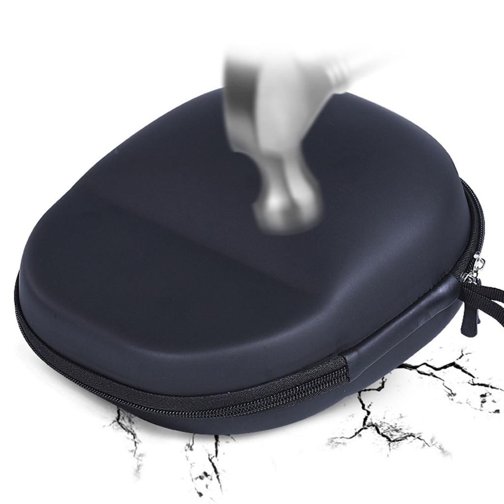 Жесткий чехол для переноски наушников, портативная дорожная сумка для хранения наушников, ремешок с ручкой, сетчатый карман, модный чехол