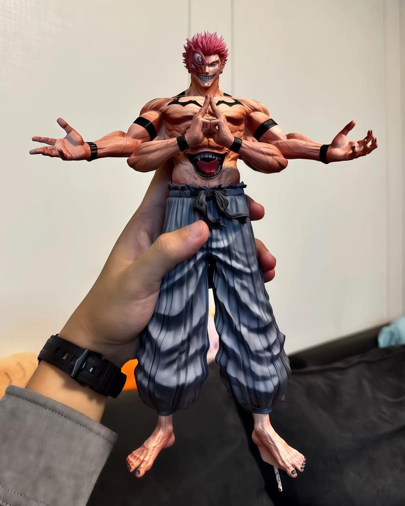 Горячая модель Рёмена Сукуны Jujutsu Kaisen Фигурки ПВХ Коллекция Статуя Украшение для комнаты Куклы Игрушки Рождественские Подарки