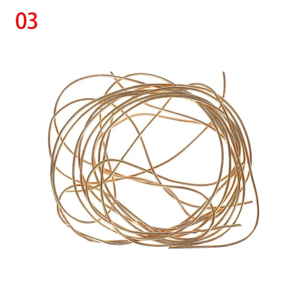 DIY Серебряная Металлическая Проволока Золотая Нить Вышивка Золотой Французский Шелк Индийская Проволока Диаметр 1,0 мм Круглая Блестящая Шелковая Швейные Рукодельные Аксессуары