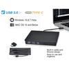 Внешний CD DVD привод, USB C Записывающее устройство Type C USB 3.0 CD DVD RAM Записывающий комбинированный привод Высокоскоростной Перезаписывающее устройство Для Ноутбука Ноутбука ПК Настольного компьютера