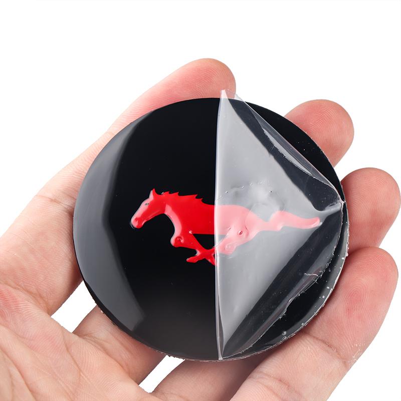 56mm 4pc Car Styling Wheel Center Hub Cap Sticker Auto Decoration Decals For Ford Mustang Shelby Edge Fiesta Mondeo Wheel hubcap