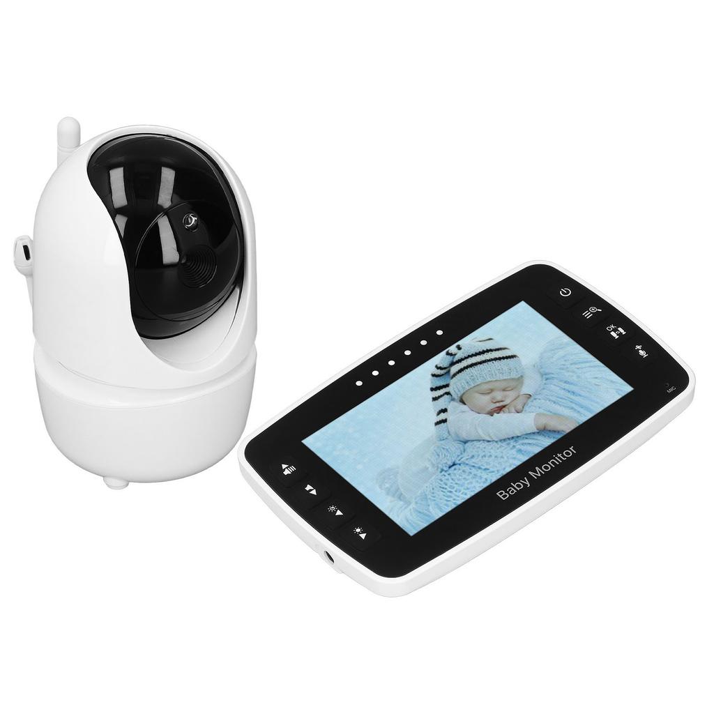 4,3-дюймовый беспроводной видеоняня с экраном IPS, 2-кратным отображением температуры, 2-сторонним ночным видением для ребенка