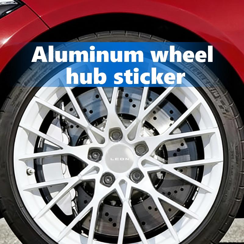4pcs Car Emblem Wheel Center Hub Caps Badge Wheel Decal Sticker For Seat FR Cupra Altea Arona Exeo Leon Ibiza Toledo Mk3 Mk2