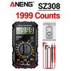 Multimeter Tester Pen Suit ANENG SZ308+B15 Multimeters 1999 Counts 24-250V Voltage Detector Meter Diagnostic Breakpoint Finder