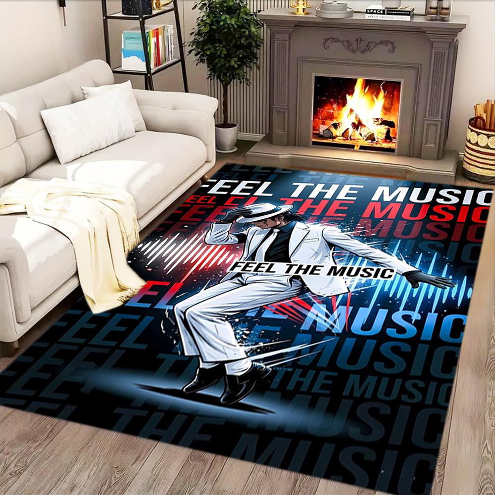 Michael Jackson Immortal Live rug for living rooms, bedrooms, home décor, and as gifts.