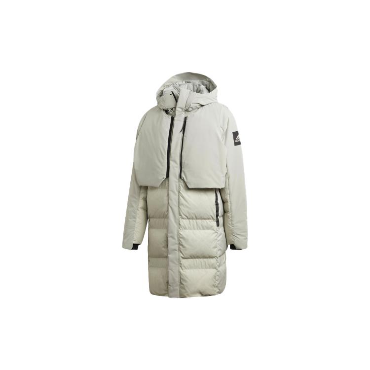 adidas MYSHELTER Пуховик Зимний Мужской Металлический Серый FT2430