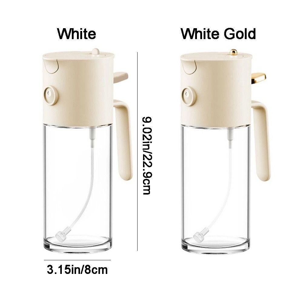 Glass Dual-Purpose Oil Bottle Automatic Oil Mister Practical 2-in-1 Oil Sprayer BBQ