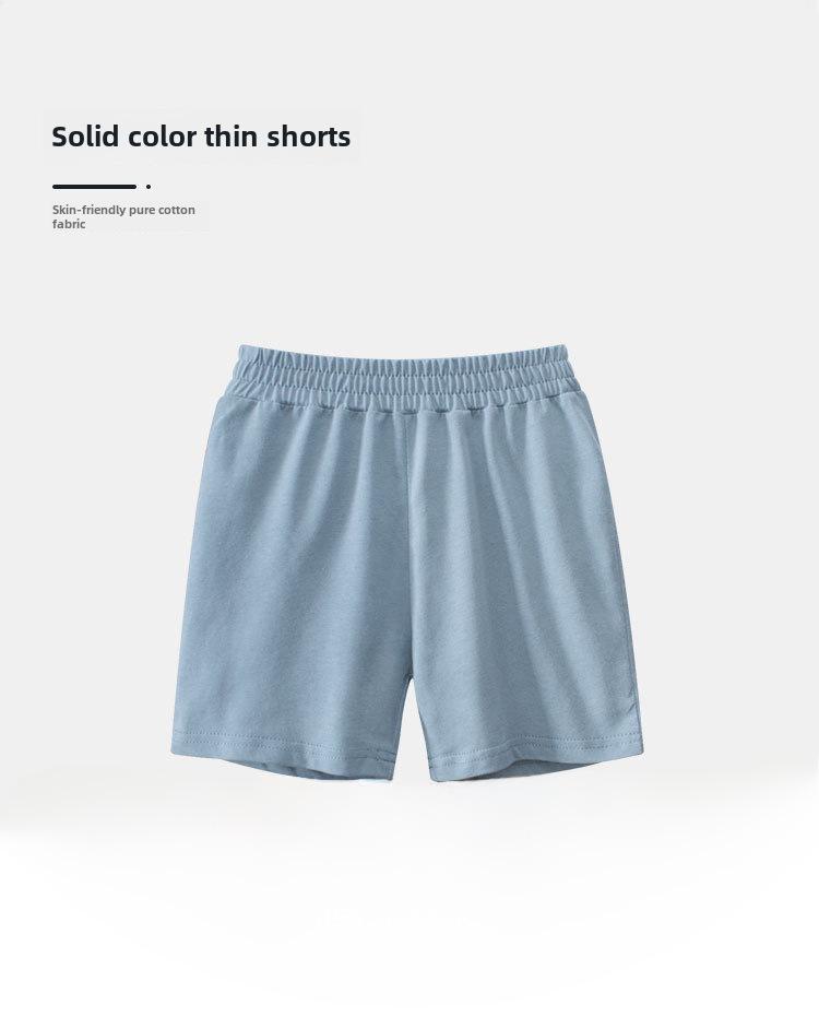 27kids Детские однотонные шорты для мальчиков маленького и среднего размера