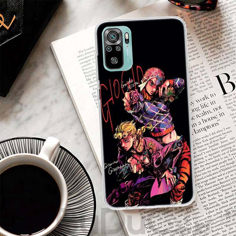 Чехол-обложка JoJo Adventure Guido Mista для телефона Xiaomi Redmi Note 14 13 12S 12 11 Pro Plus 11S 10S 10 11E 11T + 9S 9 с принтом Coque