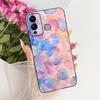 For Infinix Hot 12 Play 12i Cute Flower Butterfly Cat Painted Case For Infinix Hot12i 12Play Black Silicone Soft Phone Cases