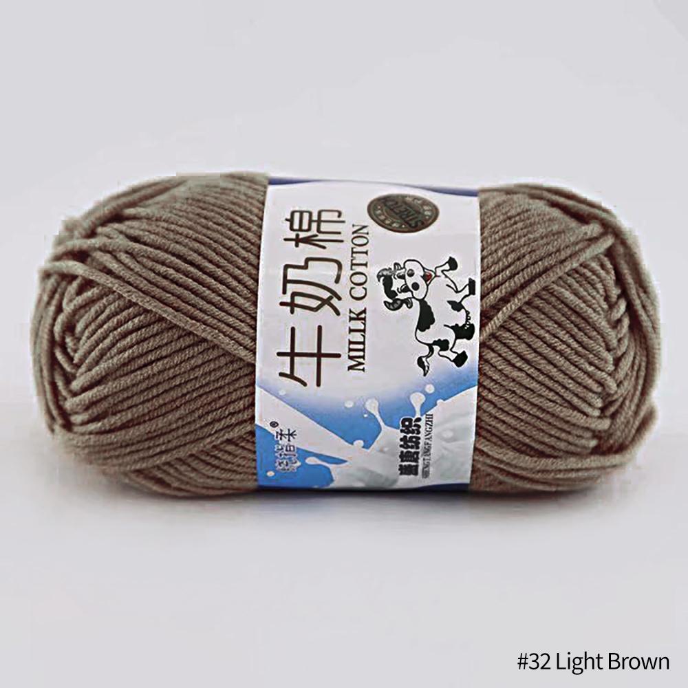 FEIJIEAST 50 г/рулон молочно-хлопковой пряжи, 5-слойная нить для ручного вязания, мягкие теплые хлопковые нитки «сделай сам», детская шерсть для ручного вязания крючком, пряжа