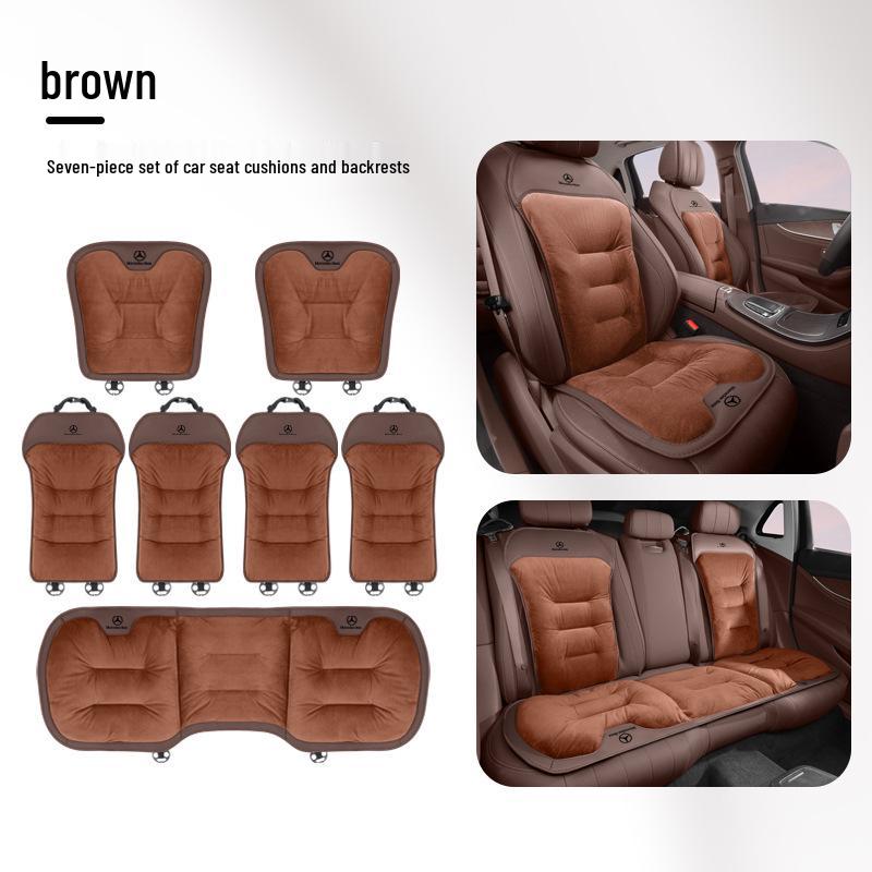 Зимние флисовые чехлы на сиденья Mercedes-Benz E300L C260L GLC300L