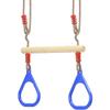Swing Outdoor Children 120 Kg Load Capacity Multifunctional Children"s Wooden Trapeze Swing Gym