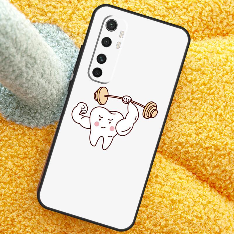 Милый Чехол-Зуб Стоматолога Для Xiaomi 15T 14T 13T 14 15 Ultra 17 Pro Max Чехол Для POCO F8 F7 F5 F6 X5 X6 X7 Pro