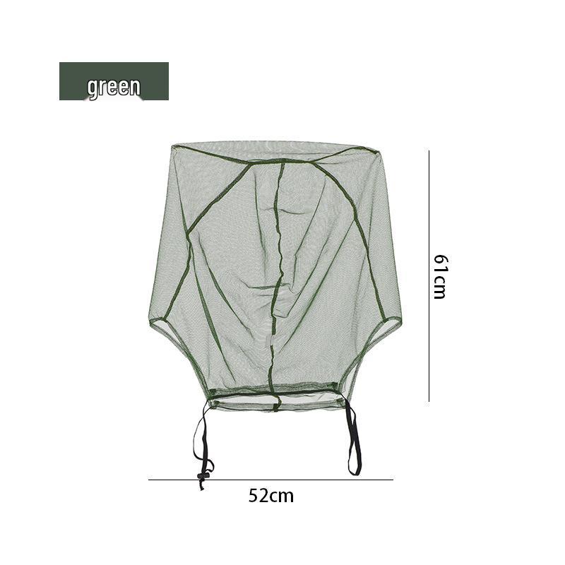 Outdoor Sun Protection Mesh Hat with Face Cover - Beekeeping, Anti-Mosquito, Fishing Shawl, Wide Brim Veil