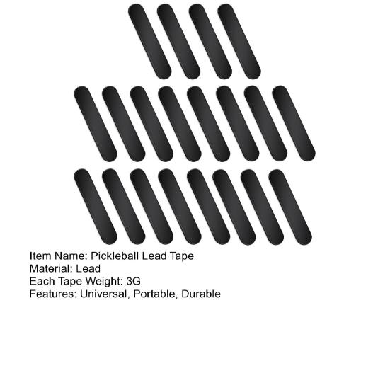 10/20Pcs Lead Tape for Pickleball Paddles 3g Adhesive Pickleball Lead Tape Strips to Customize Paddle Weights for Golf Clubs Tennis Rackets