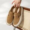 Туфли Boken на толстой подошве, женские кожаные повседневные туфли, внутри увеличенные, корейская версия, маленькие грязные туфли, новые ретро-туфли