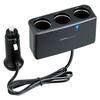 SEIWA Car Cigarette Lighter Socket Extension Universal Socket 3 IMP097 Splitter,