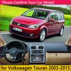 Противоскользящий коврик для Volkswagen VW Touran MK1 2003 ~ 2015, противоскользящий коврик для приборной панели, солнцезащитный козырек, аксессуары для приборной панели 2004 2005 2010 2011 2012