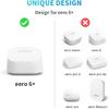 2 шт. Настенный держатель для eero 6 Plus 6+ и eero 6 Роутер Mesh Wi-Fi Система, Настенный кронштейн-подставка для eero 6 Plus и eero 6 Трехдиапазонный Mesh, Стена