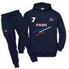 Children's Jogging Tracksuit - Paris - Blue Stripes - Long Sleeves - Breathable