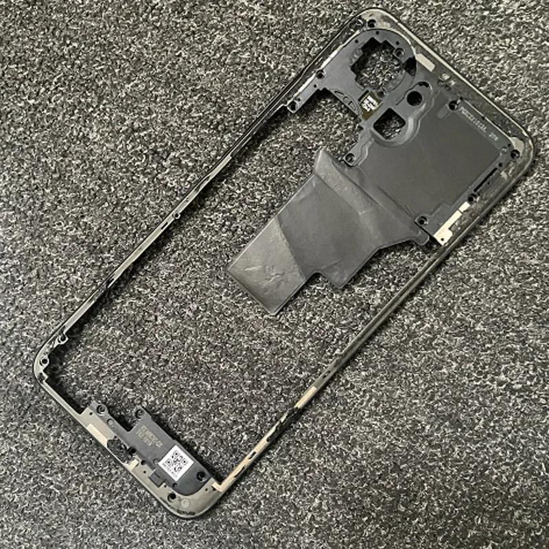 Для Honor X7A RKY-LX1 Полный корпус Средняя рамка+Задняя крышка аккумулятора Задняя часть С линзой камеры Запчасти для ремонта