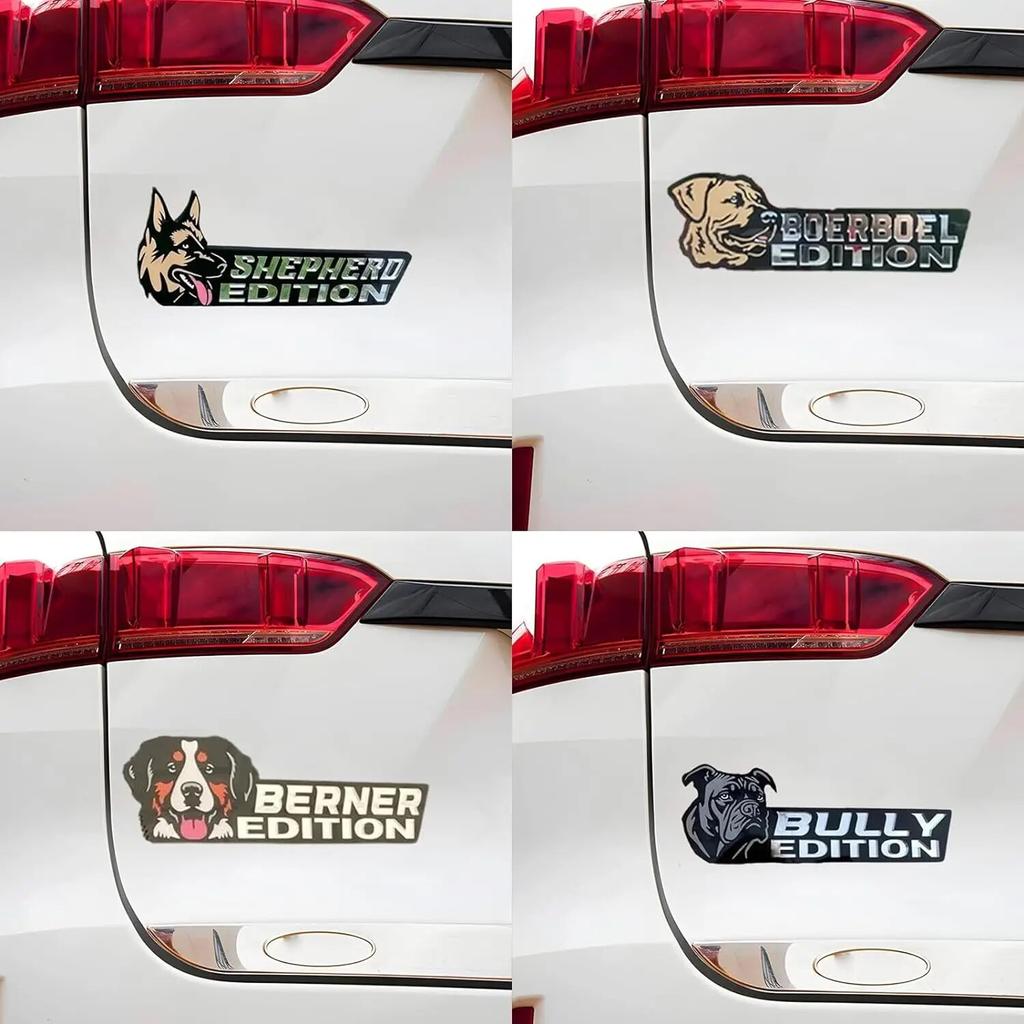 Автомобильный значок собаки, автомобильная эмблема, автомобильные значки Dog Edition, 3D значок собаки, эмблема грузовика с рейтингом, акриловые автомобильные значки для собак, наклейки, наклейки
