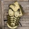 Greek Spartan Arena Jurassic Armour  Medieval Replica Defined Muscle Front  Back Roman