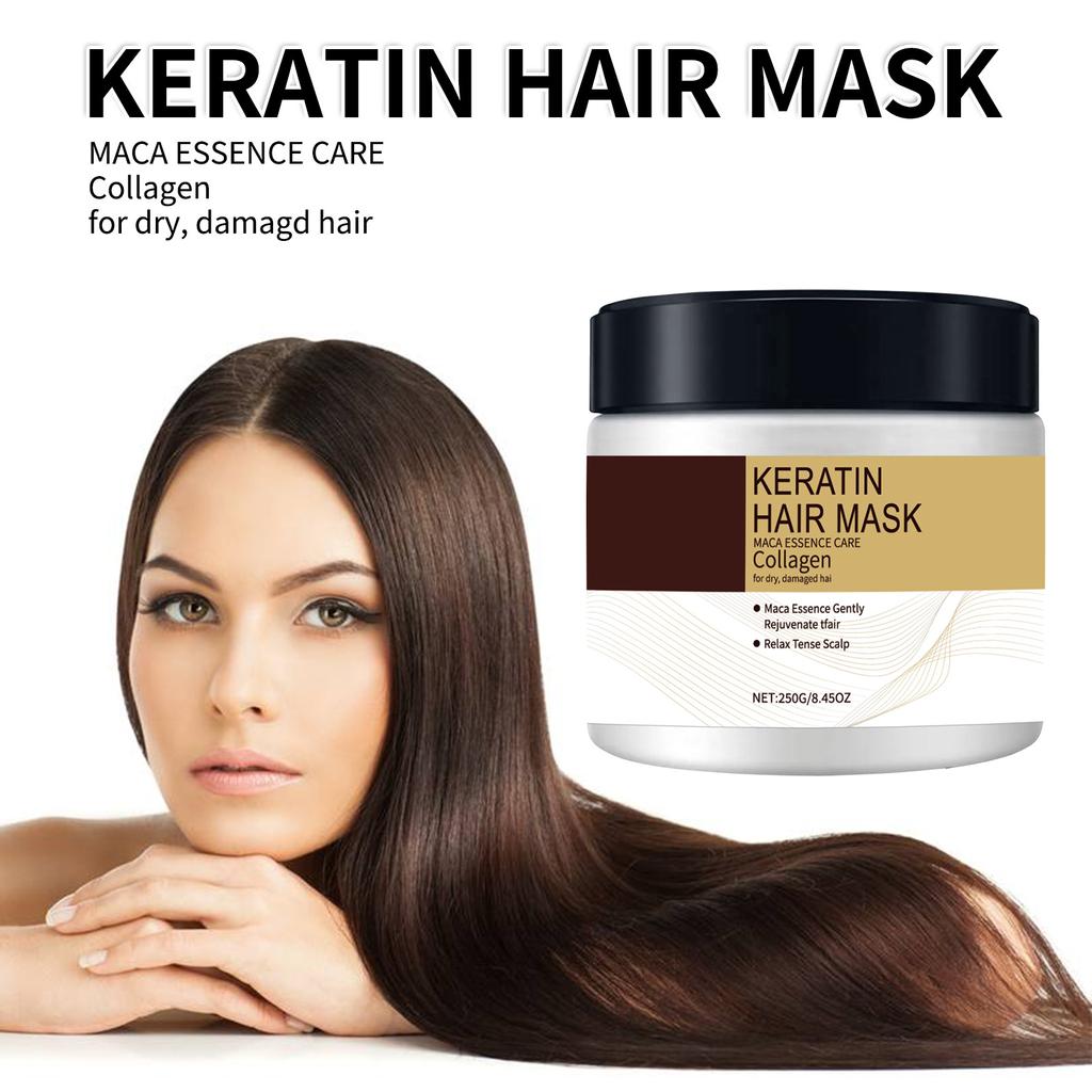 Professional Natural Repair Magical Hair Mask Prevent Dryness Split Ends Repair Damage Frizz Tangles 5 Seconds Soft Smooth Care