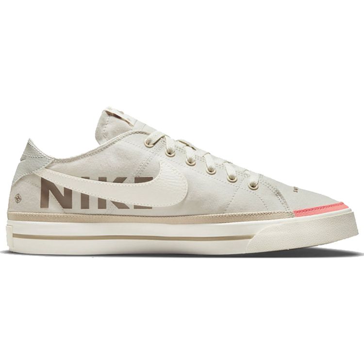 Nike Court Legacy Canvas Обувь для скейтбординга с принтом логотипа, низкие, мужские кроссовки, серые DN4232-012