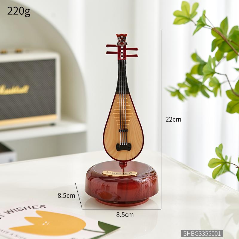 Nrodic Home Decor Статуэтки для интерьера Новая классическая музыкальная шкатулка Скульптура Современное украшение для гостиной Украшения для офисного стола