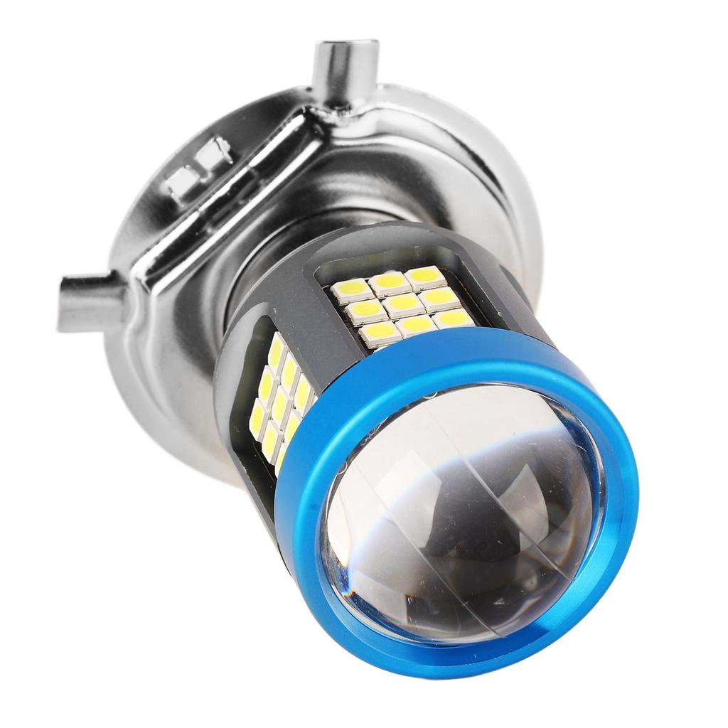 LED Motorcycle Headlight Bulb White High Brightness Wide View Aluminium Alloy Motorbike Front Light Bulbs H4