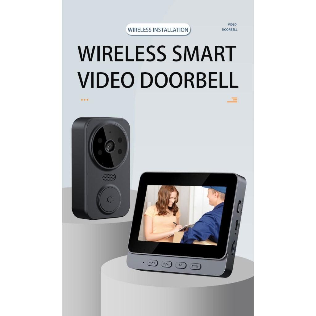 4,3-дюймовый экран беспроводной умный видеодомофон бытовой ночной вариант двусторонний разговорный видеодомофон