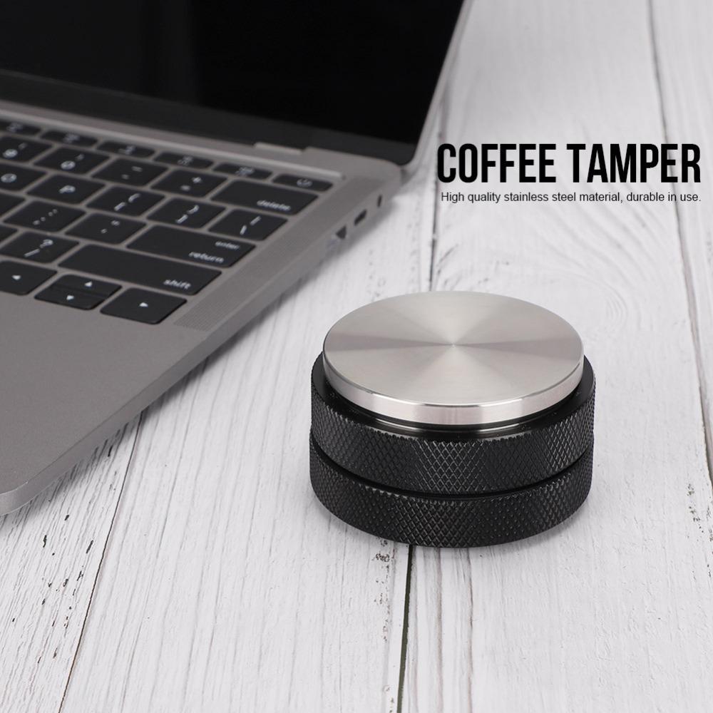 Flat Base Coffee Tamper Black Color Flat Coffee Tamper Coffee Accessories Espresso Tamper  Baristas