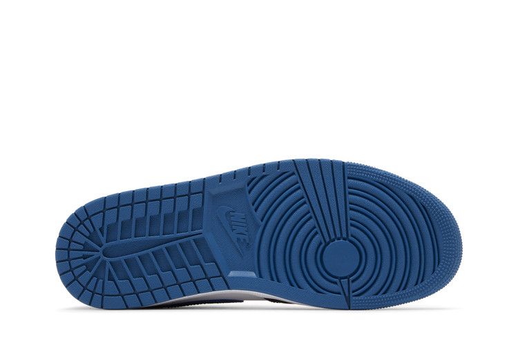 Кроссовки Air Jordan 1 Low SE индустриального синего цвета Sashiko