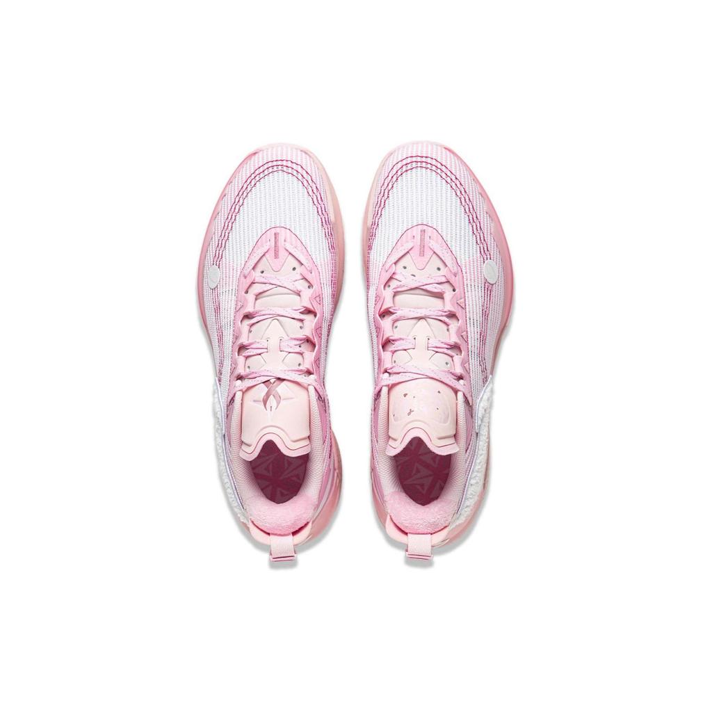 Li Ning JB2 Баскетбольные кроссовки Мужские Низкие Белый/Розовый ABAT081-4